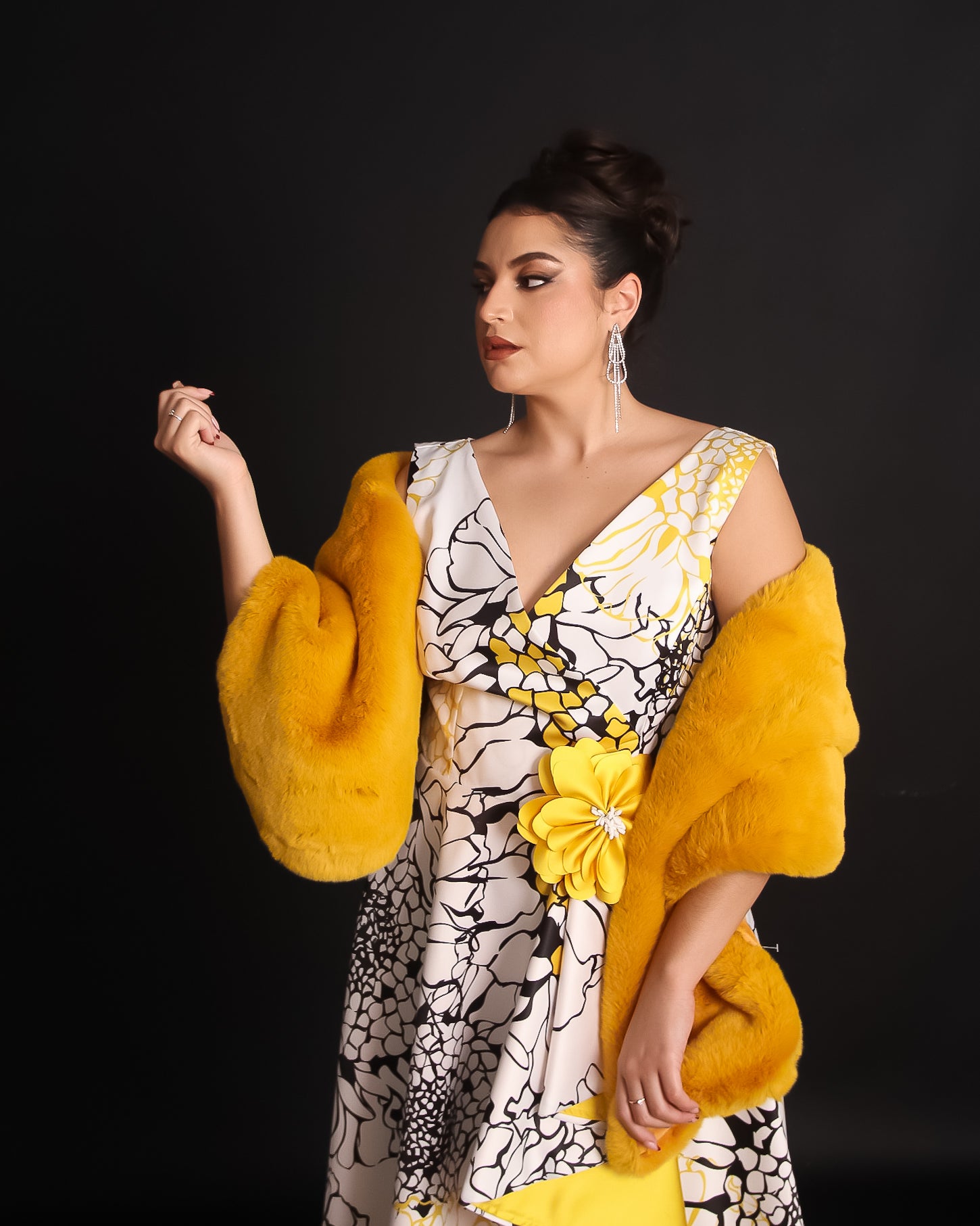 MIDI ESTAMPADO FLOR GRANDE