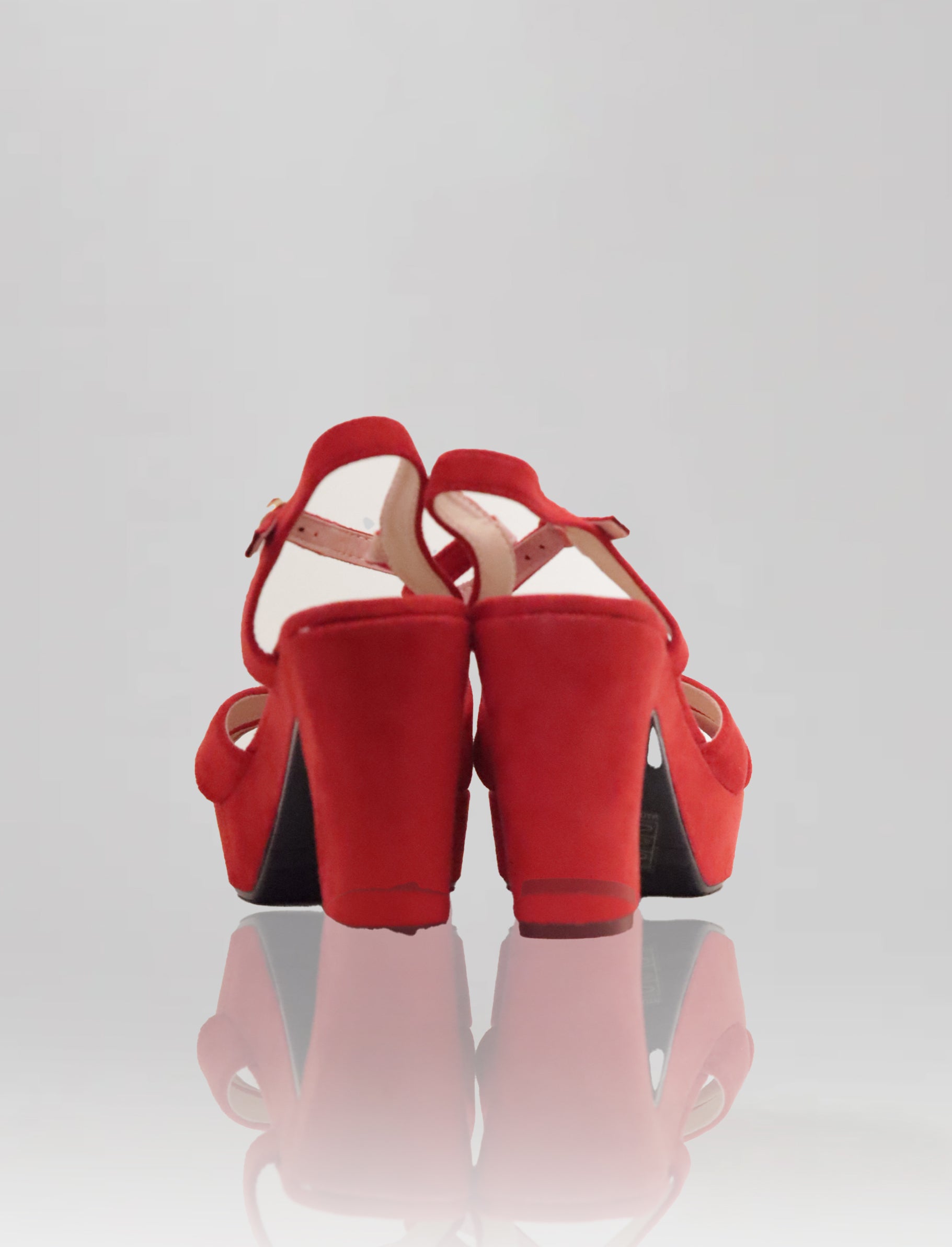SANDALIA J-65 ROJO